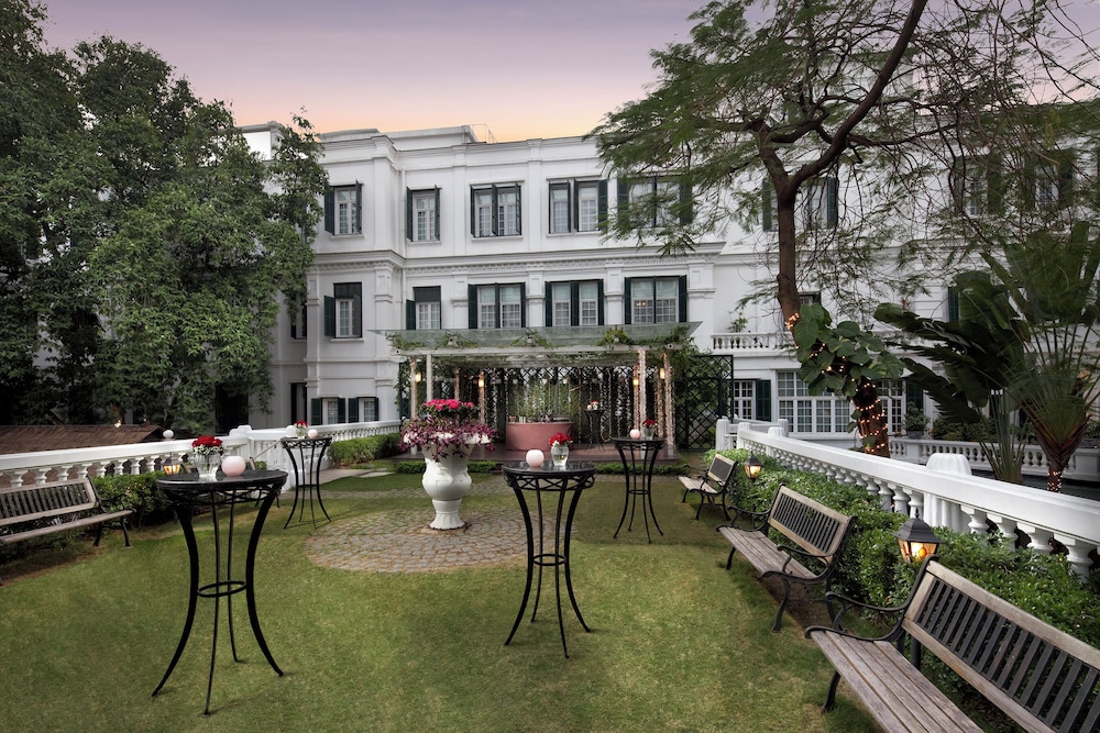 Outdoor wedding area