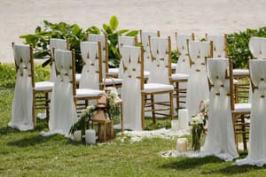 thumbnail: Outdoor wedding area