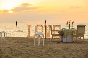 thumbnail: Outdoor wedding area