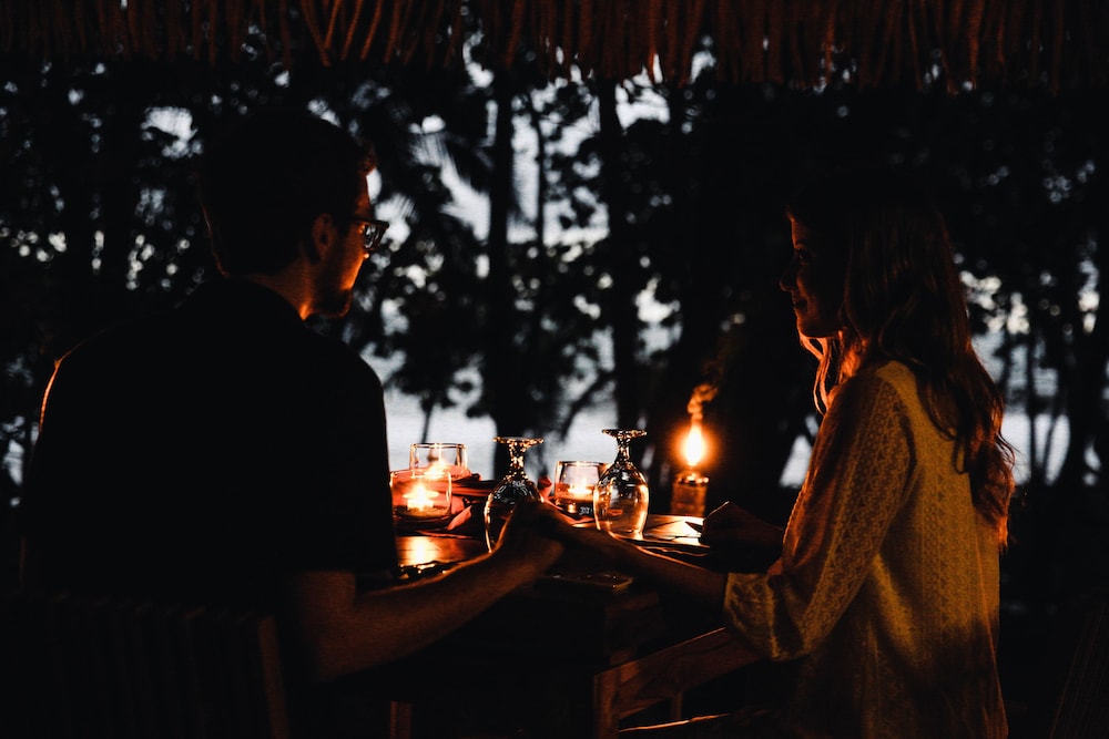 Couples dining