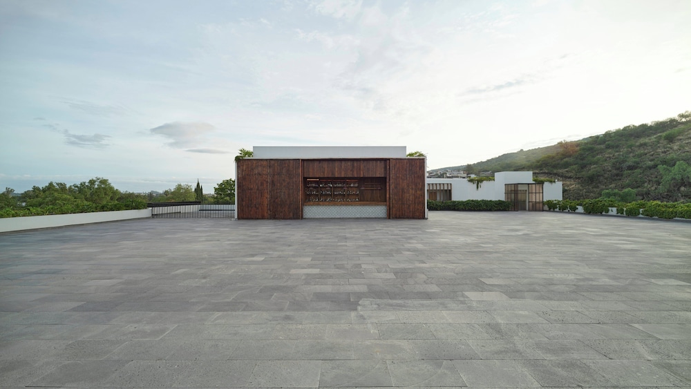 Outdoor wedding area