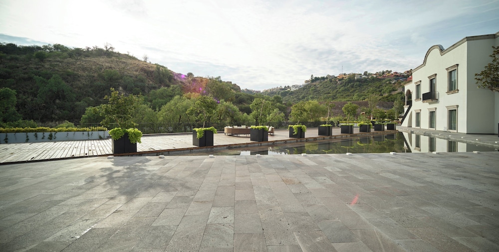 Outdoor wedding area