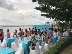 thumbnail: Outdoor banquet area