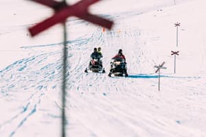 thumbnail: Snowmobiling