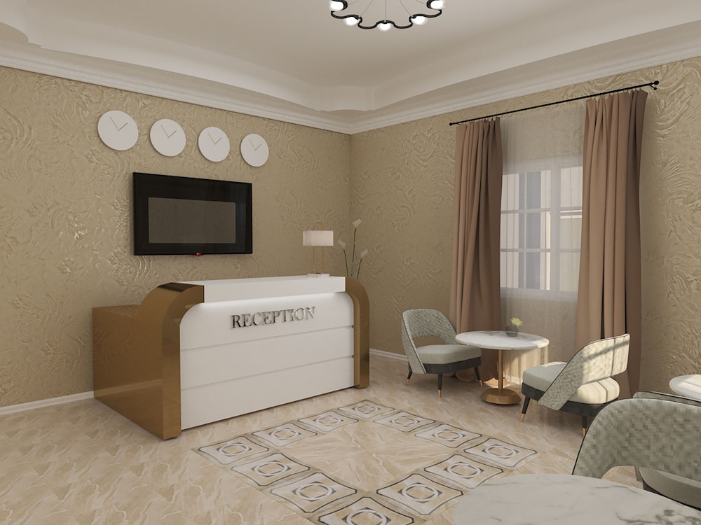 Lobby sitting area