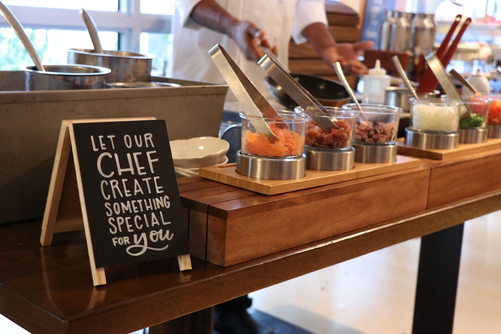 Breakfast buffet