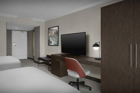 Desk in Double Bed Room