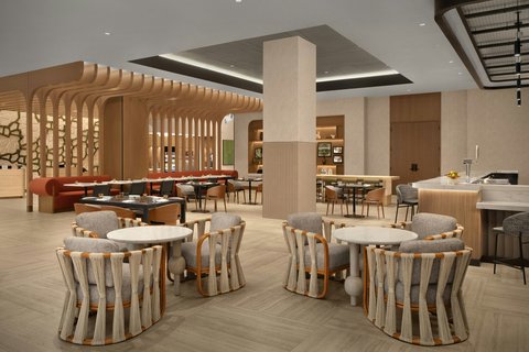 Orexi restaurant and bar seating