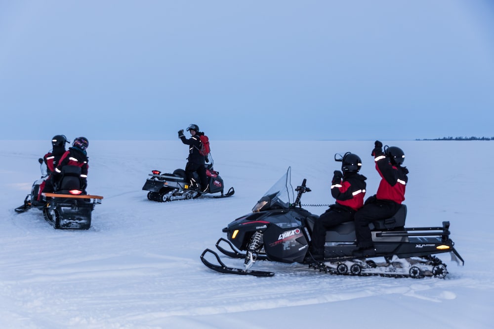Snowmobiling