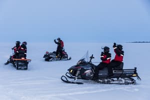 thumbnail: Snowmobiling