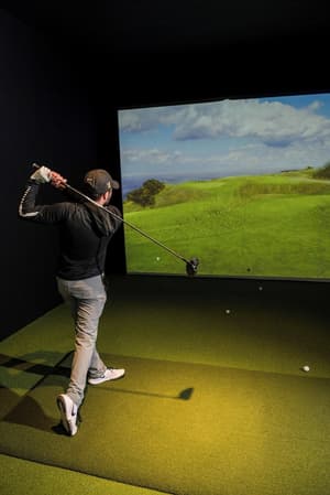 thumbnail: Indoor golf driving range