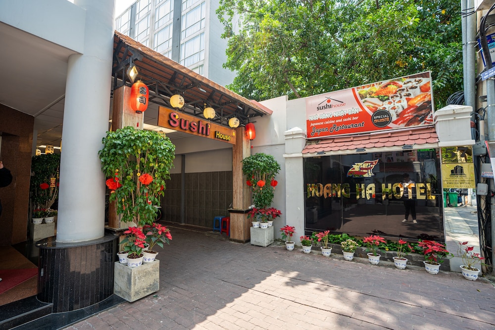 Outdoor wedding area