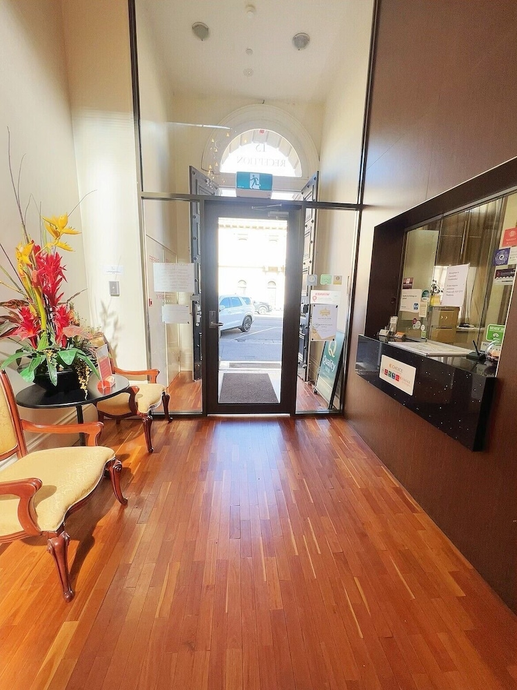 Interior entrance