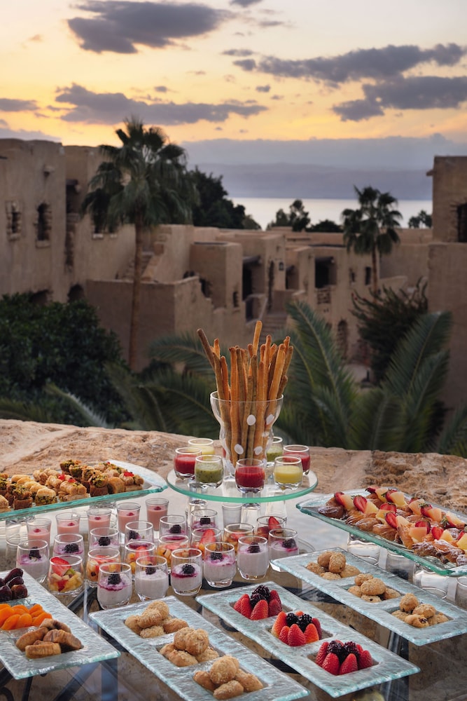 Outdoor banquet area