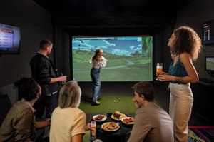 thumbnail: Indoor golf driving range