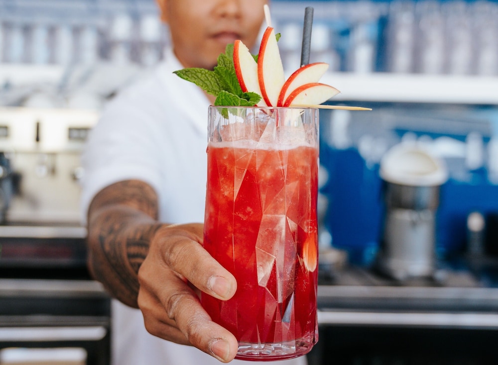 Poolside bar