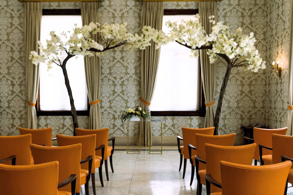Indoor wedding