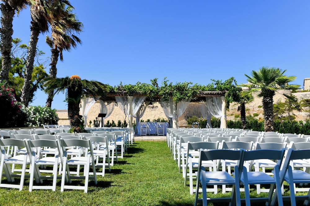 Outdoor wedding area