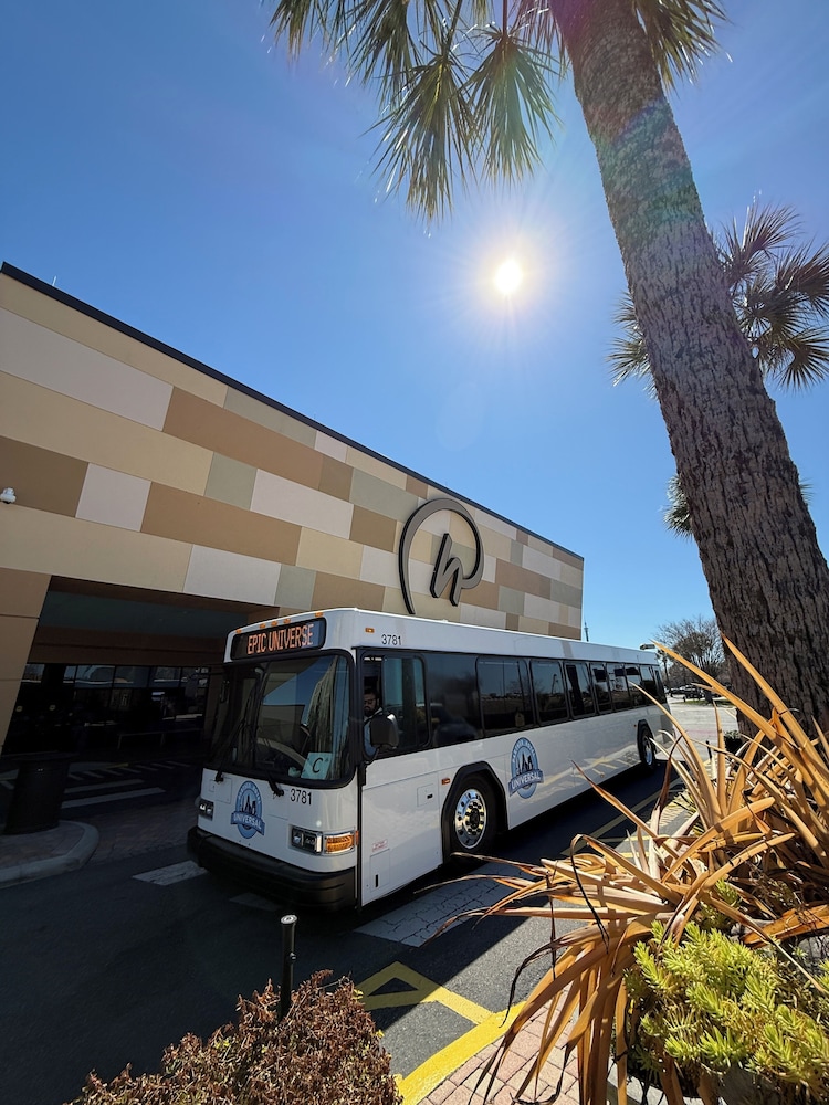 Theme park shuttle