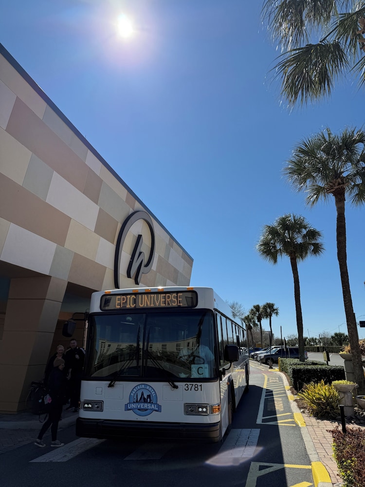 Theme park shuttle