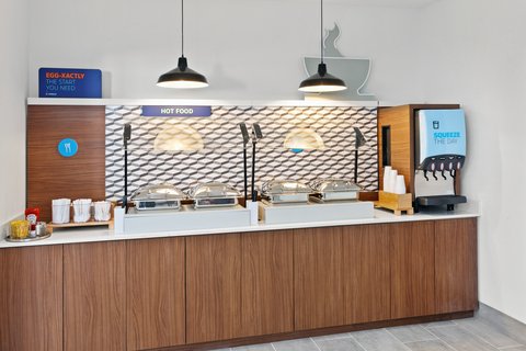 Indulge in the wide selection of food in our breakfast buffet.