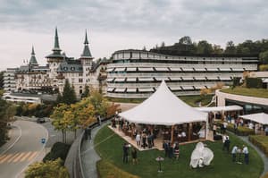 thumbnail: Outdoor wedding area