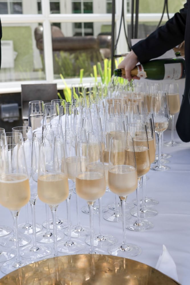 Outdoor wedding area