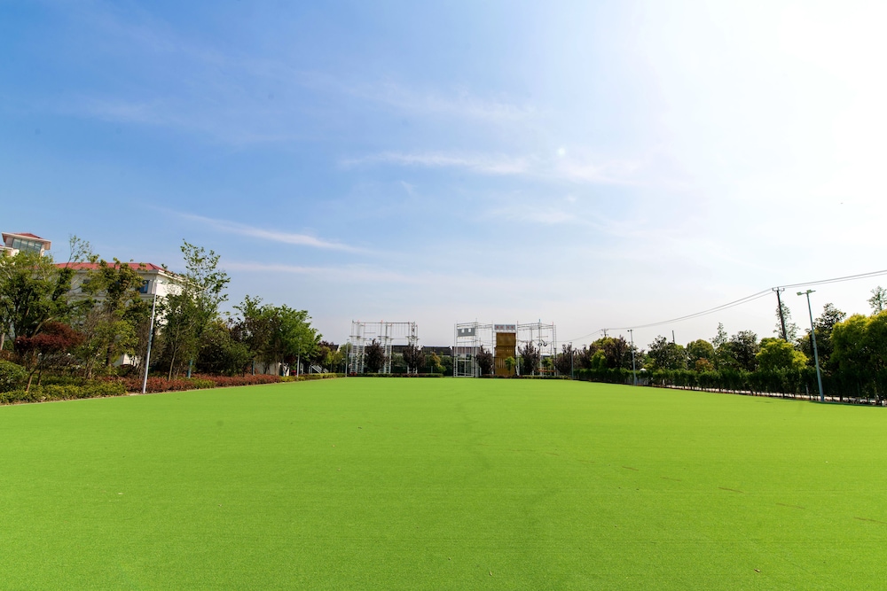 Outdoor wedding area