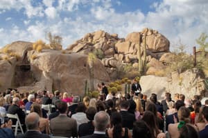 thumbnail: Outdoor wedding area