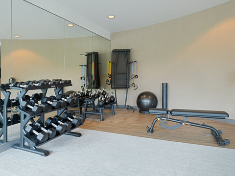 Stay motivated in our on-site Asheville fitness center