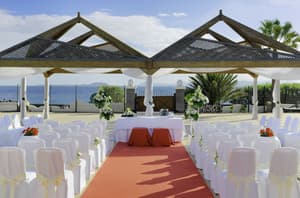 thumbnail: Outdoor wedding area