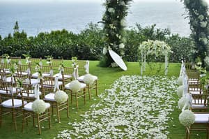 thumbnail: Outdoor wedding area