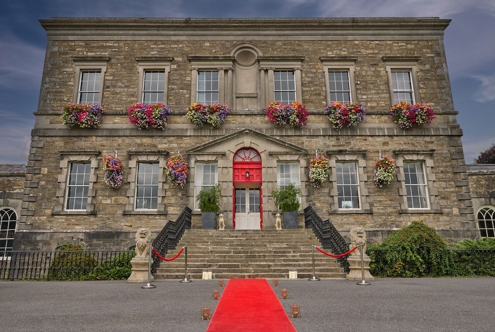 Outdoor wedding area
