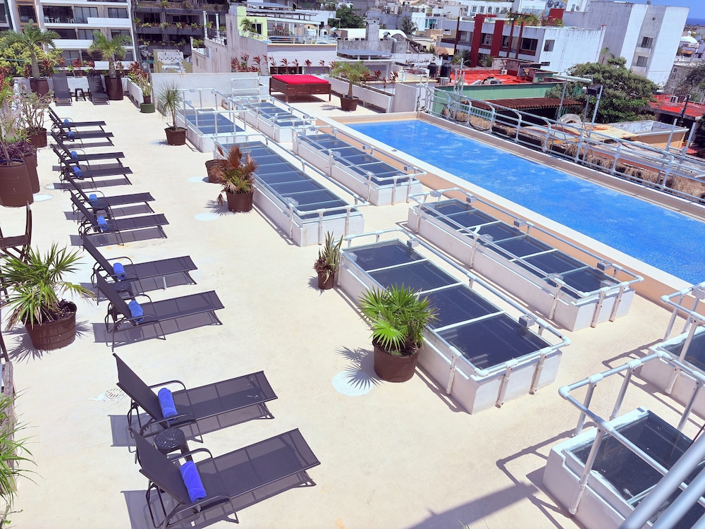Rooftop pool