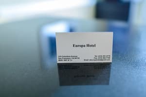 thumbnail: Concierge desk