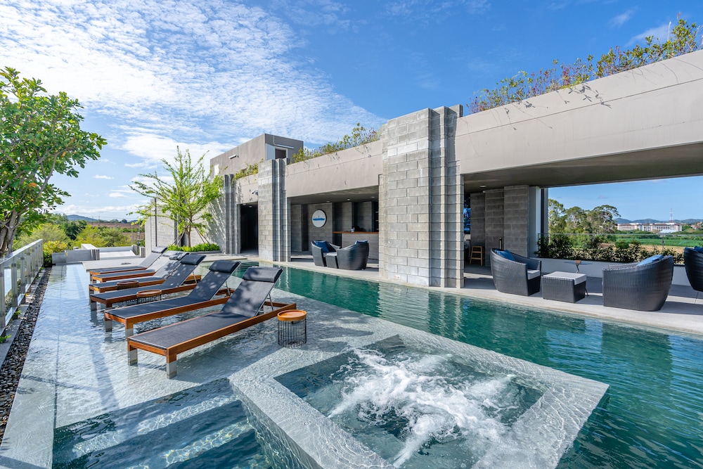 Rooftop pool