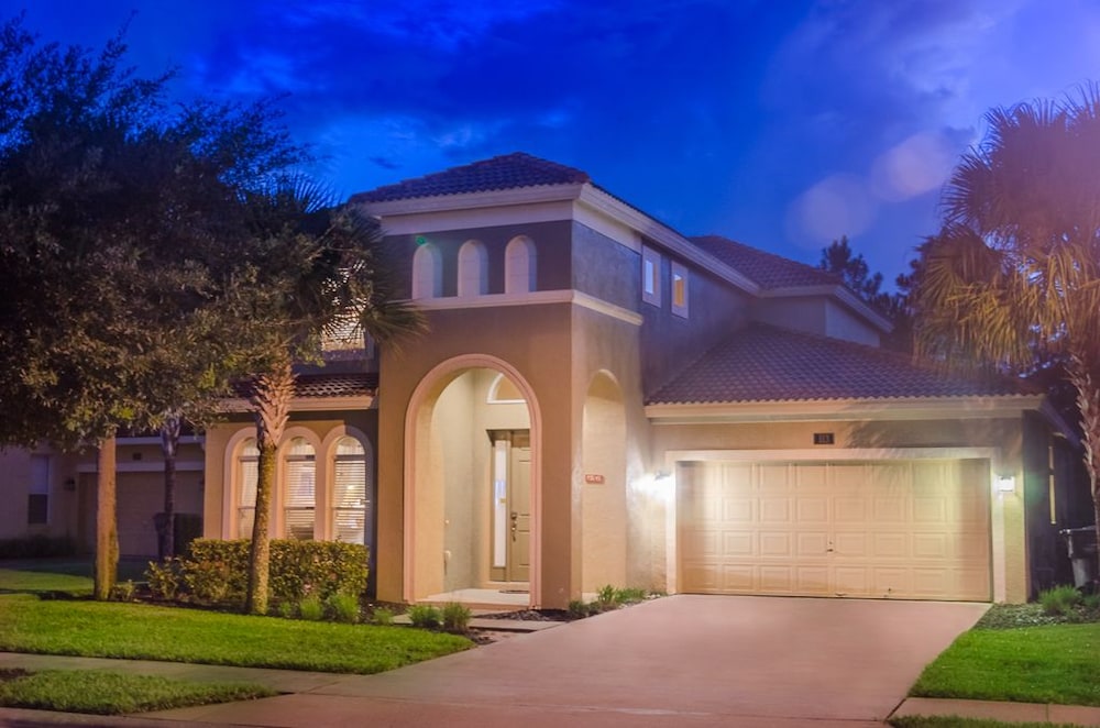 Front of property - evening/night