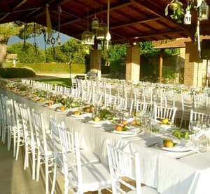 thumbnail: Outdoor wedding area
