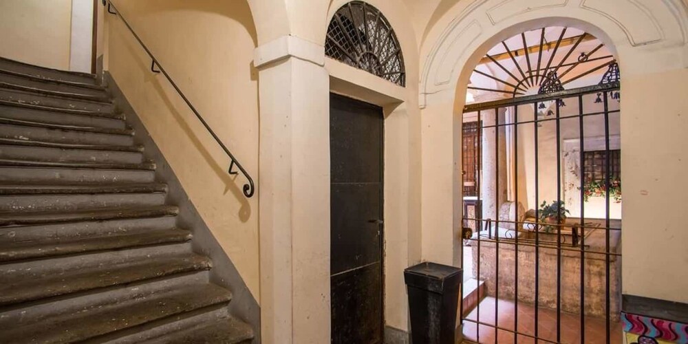 Interior entrance
