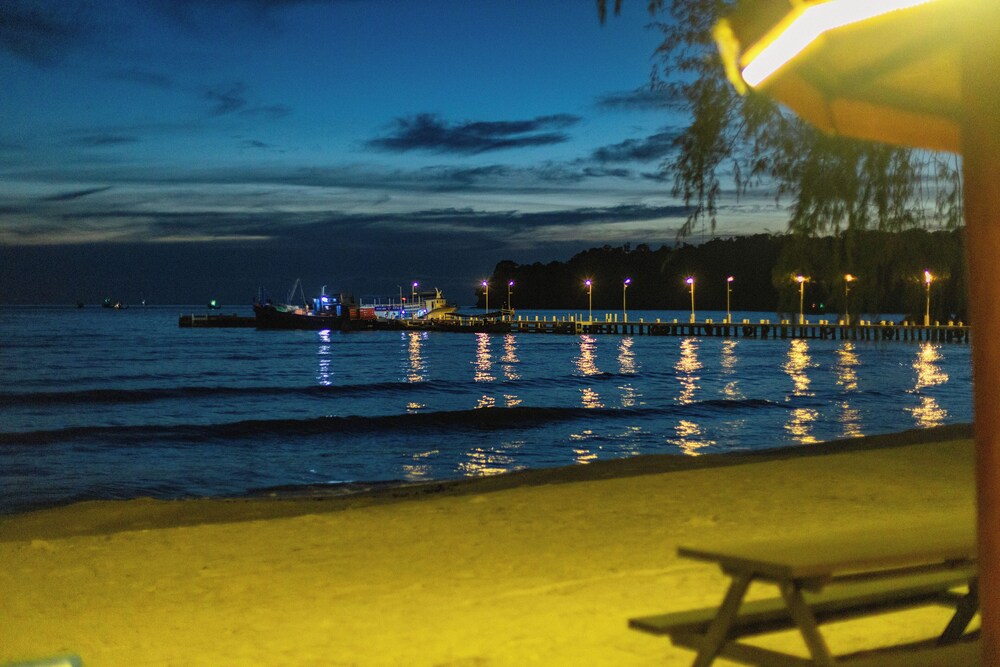 Front of property - evening/night