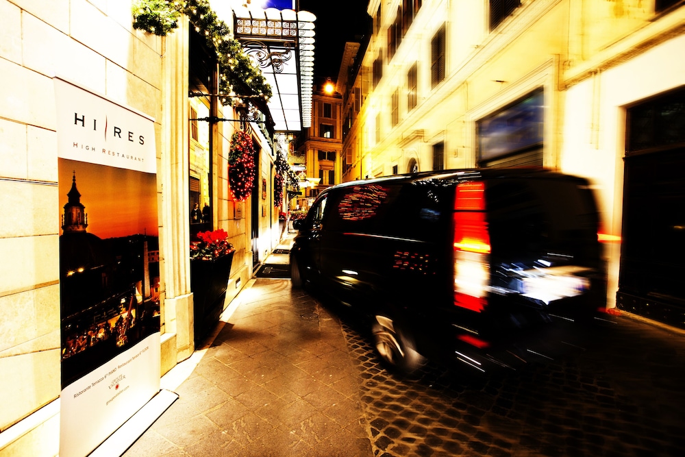 Front of property - evening/night
