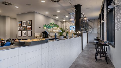 A big breakfast buffet awaits you at our hotel in Mannheim