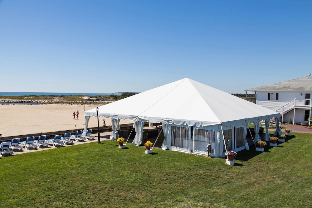 Outdoor wedding area