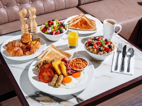 English Breakfast With Pastries