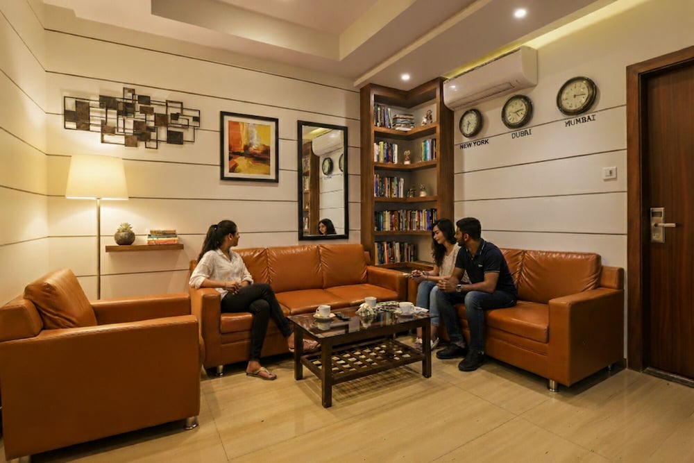 Lobby sitting area