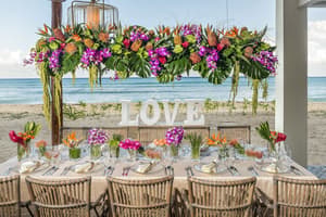 thumbnail: Outdoor wedding area