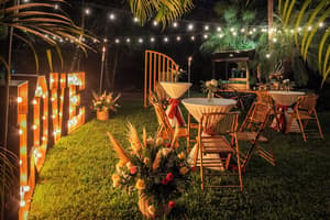 thumbnail: Outdoor wedding area