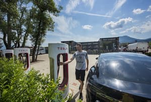 thumbnail: Electric vehicle charging station