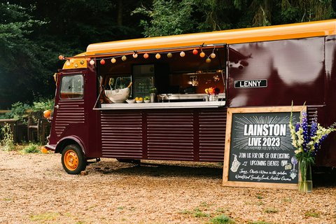 Outdoor food truck