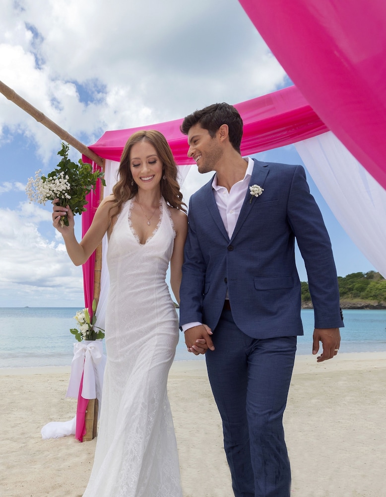 Outdoor wedding area